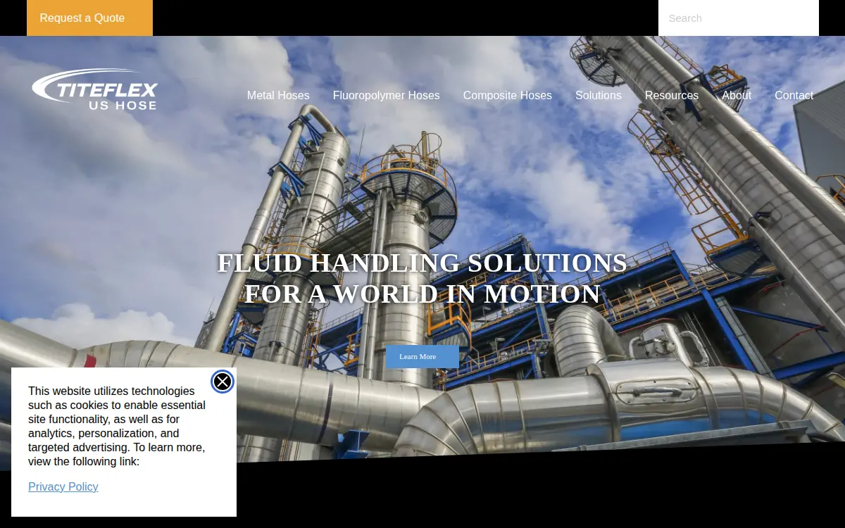 Homepage of U.s. Hose CORP