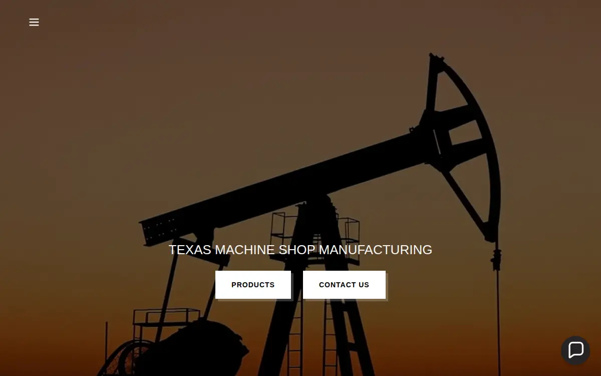 Homepage of Texas Machine Shop, LLC