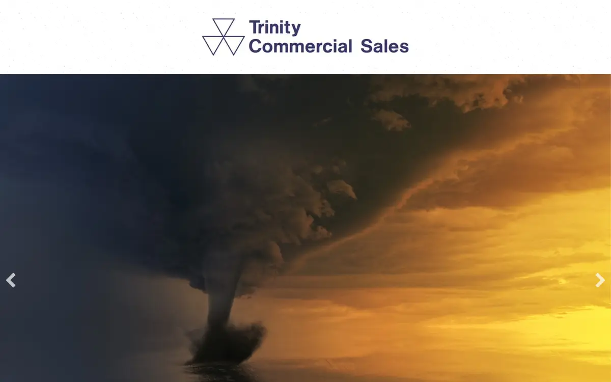 Homepage of Trinity Commercial Sales, INC.