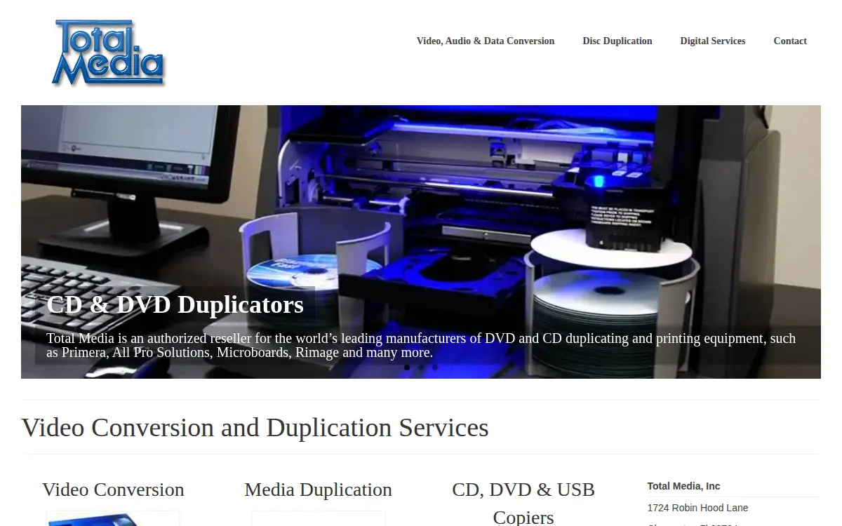 Homepage of Total Media INC
