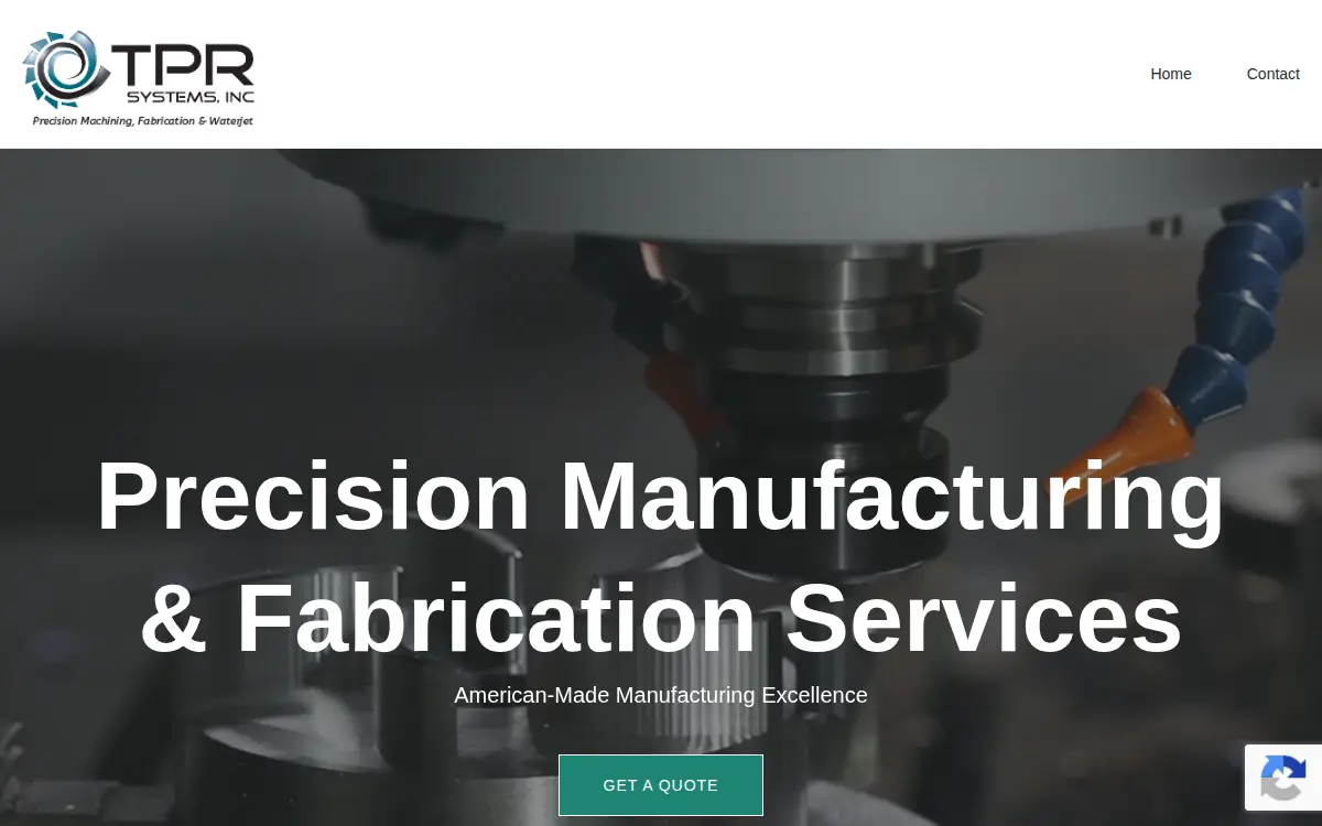 Homepage of Tpr Systems INC