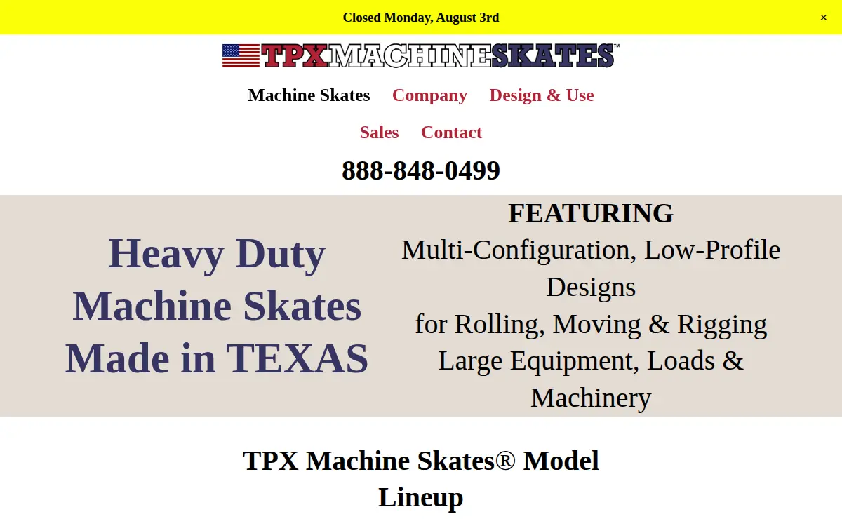Homepage of Tpx INC