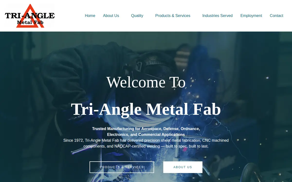 Homepage of Milton, Vermont Sheet Metal, INC