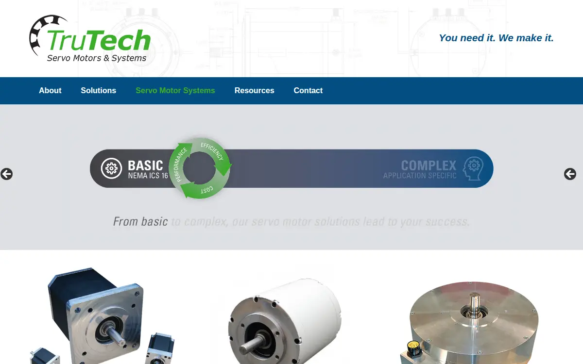 Homepage of Trutech Specialty Motors INC
