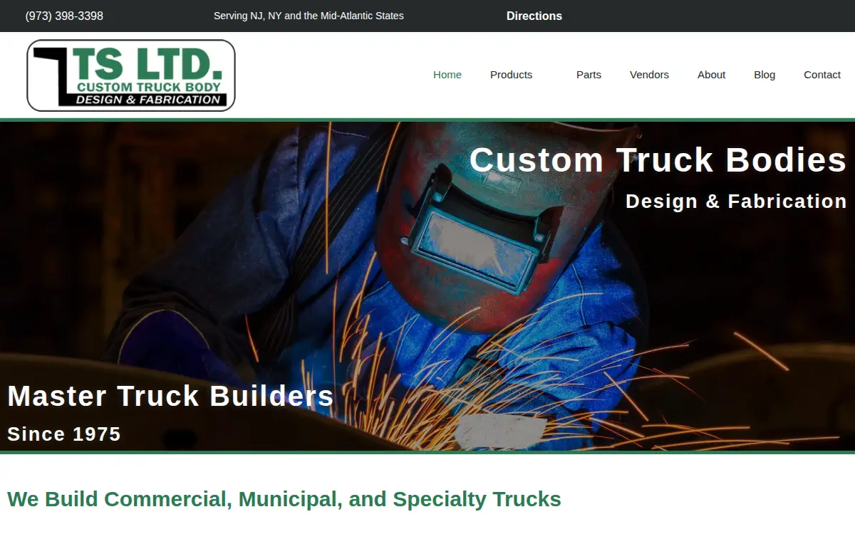 Homepage of Tony Sanchez LTD.