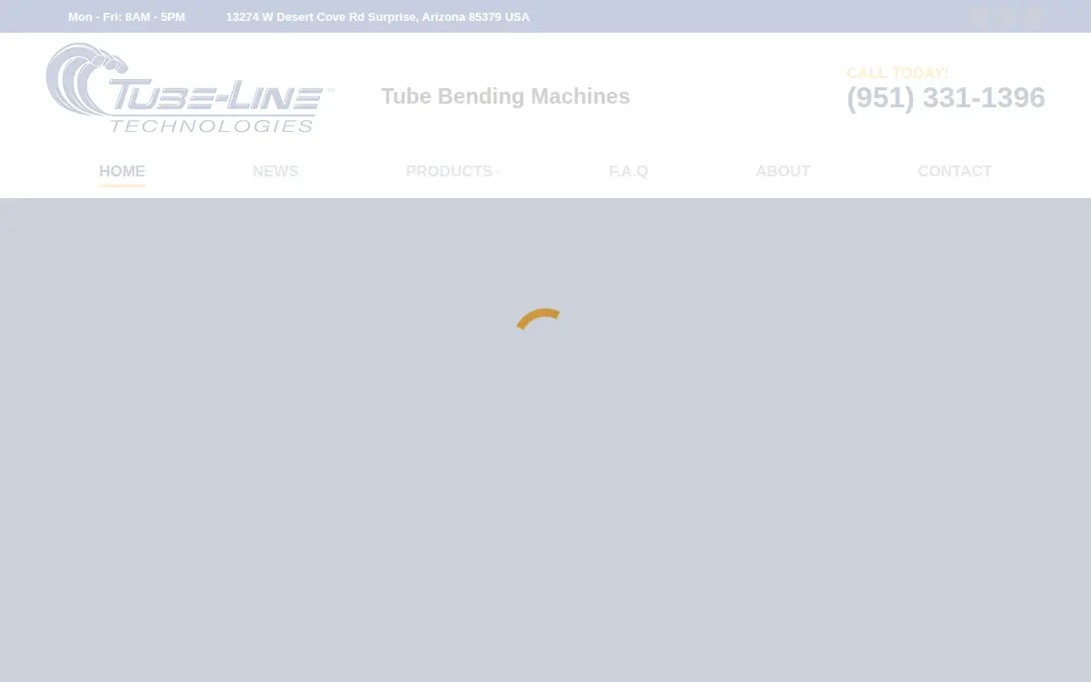 Homepage of Tube-line Technologies Corporation