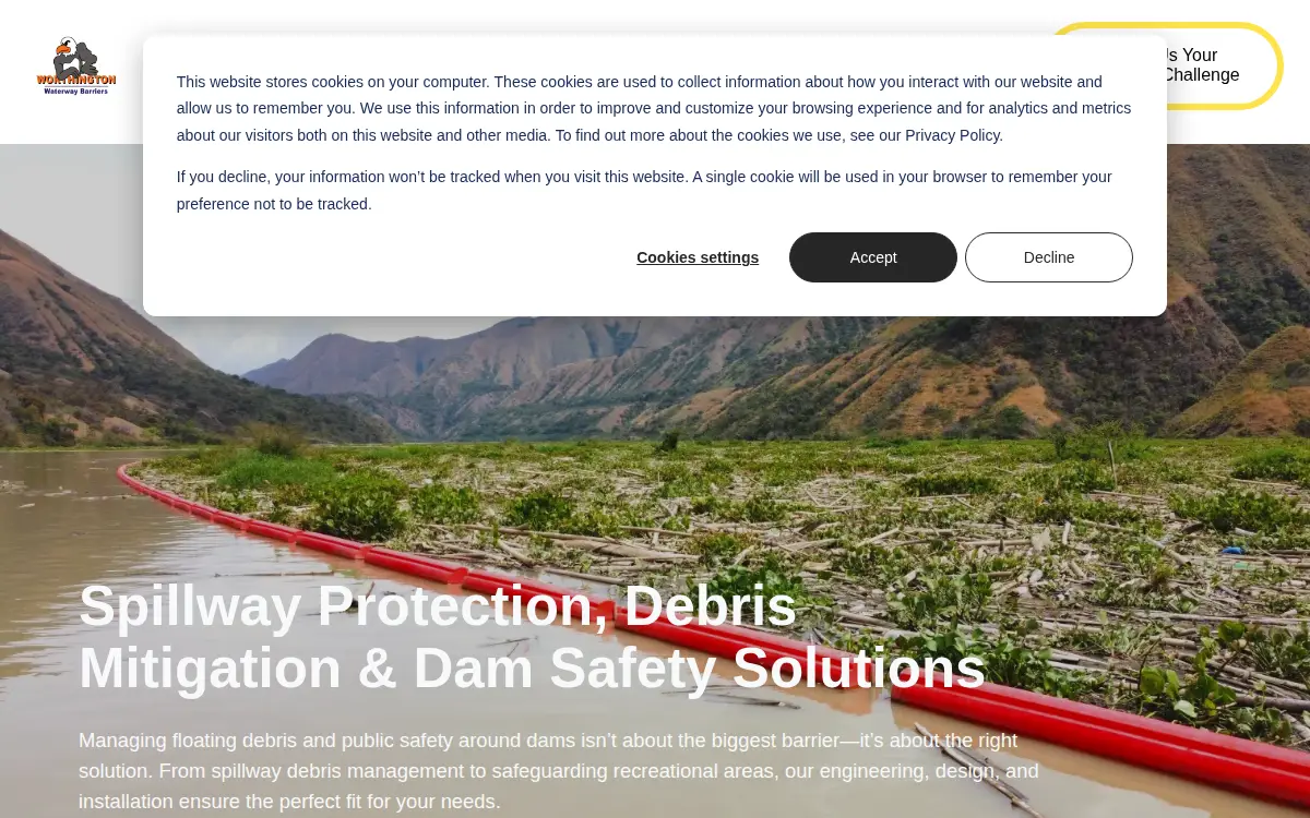 Homepage of Worthington Products, LLC