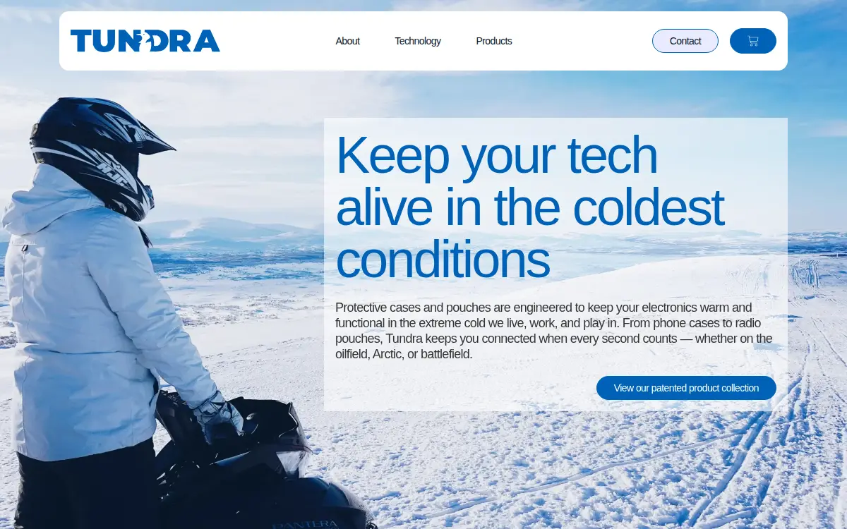 Homepage of Tundra Electronics INC Delaware C-corp
