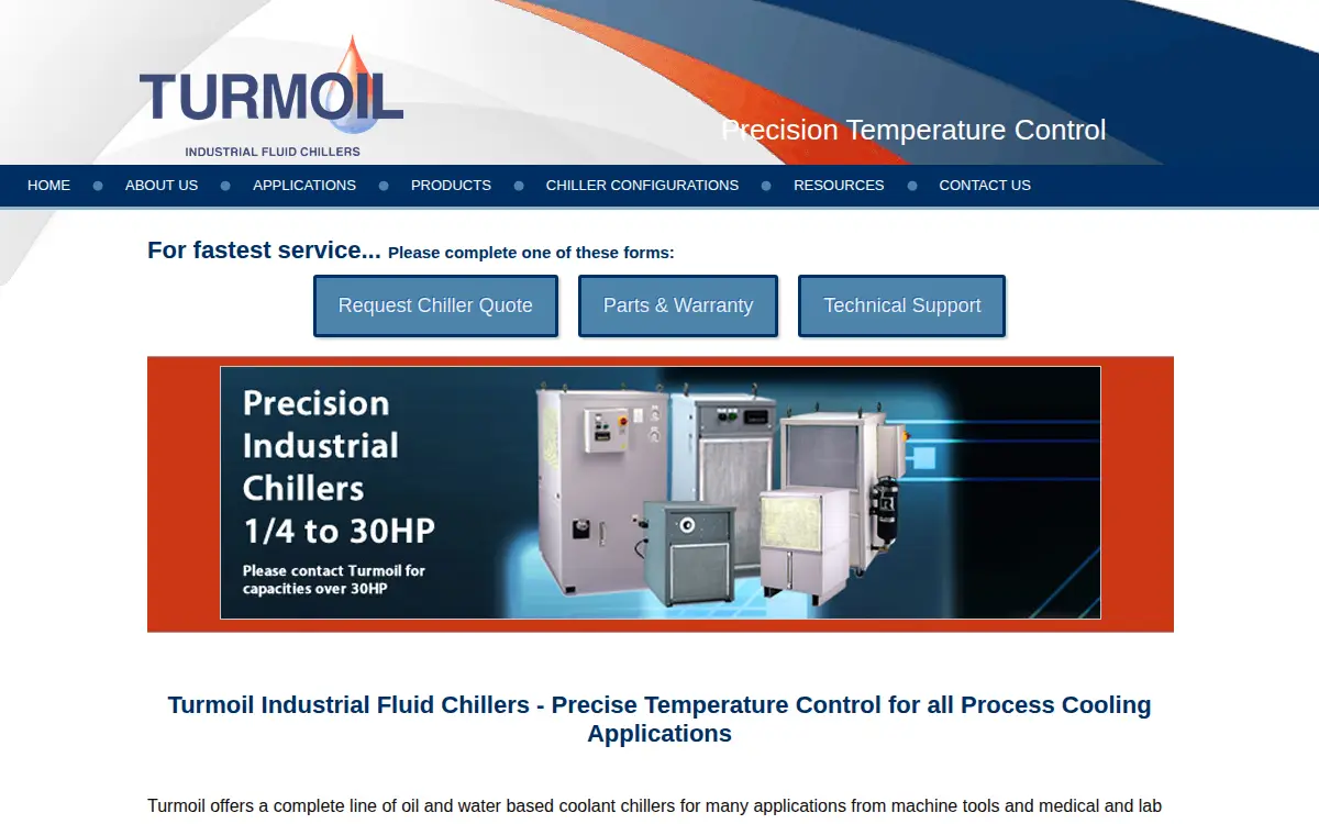 Homepage of Rma Manufacturing, LLC