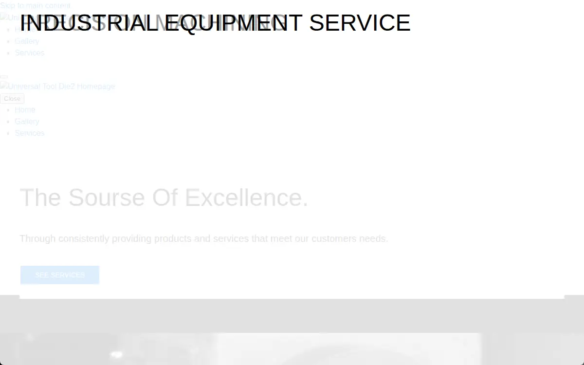 Homepage of Universal Tool & Die