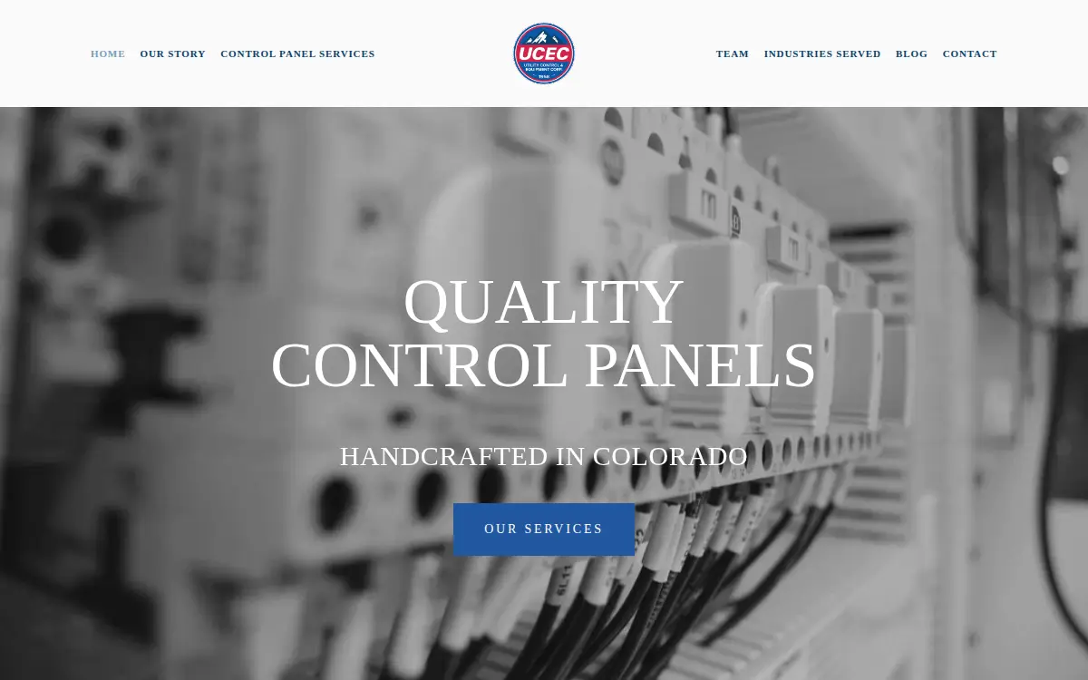 Homepage of Utility Control & Equipment CORP