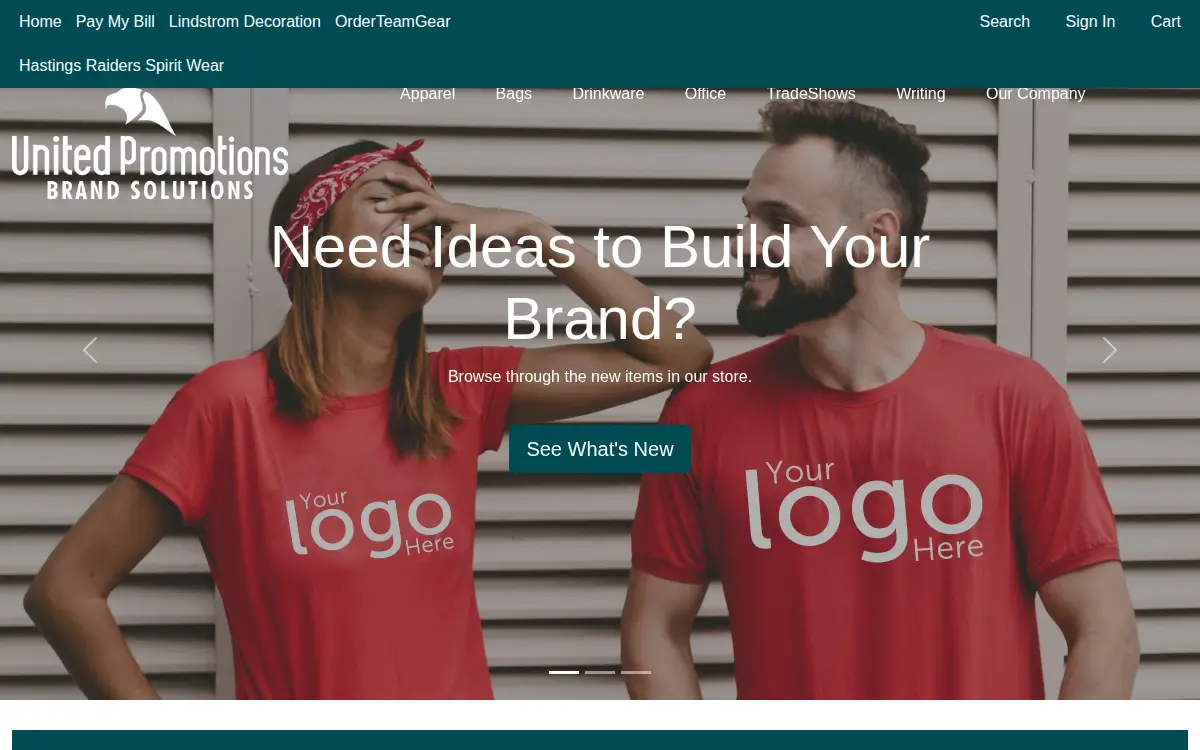 Homepage of Kisby Apparel, LLC