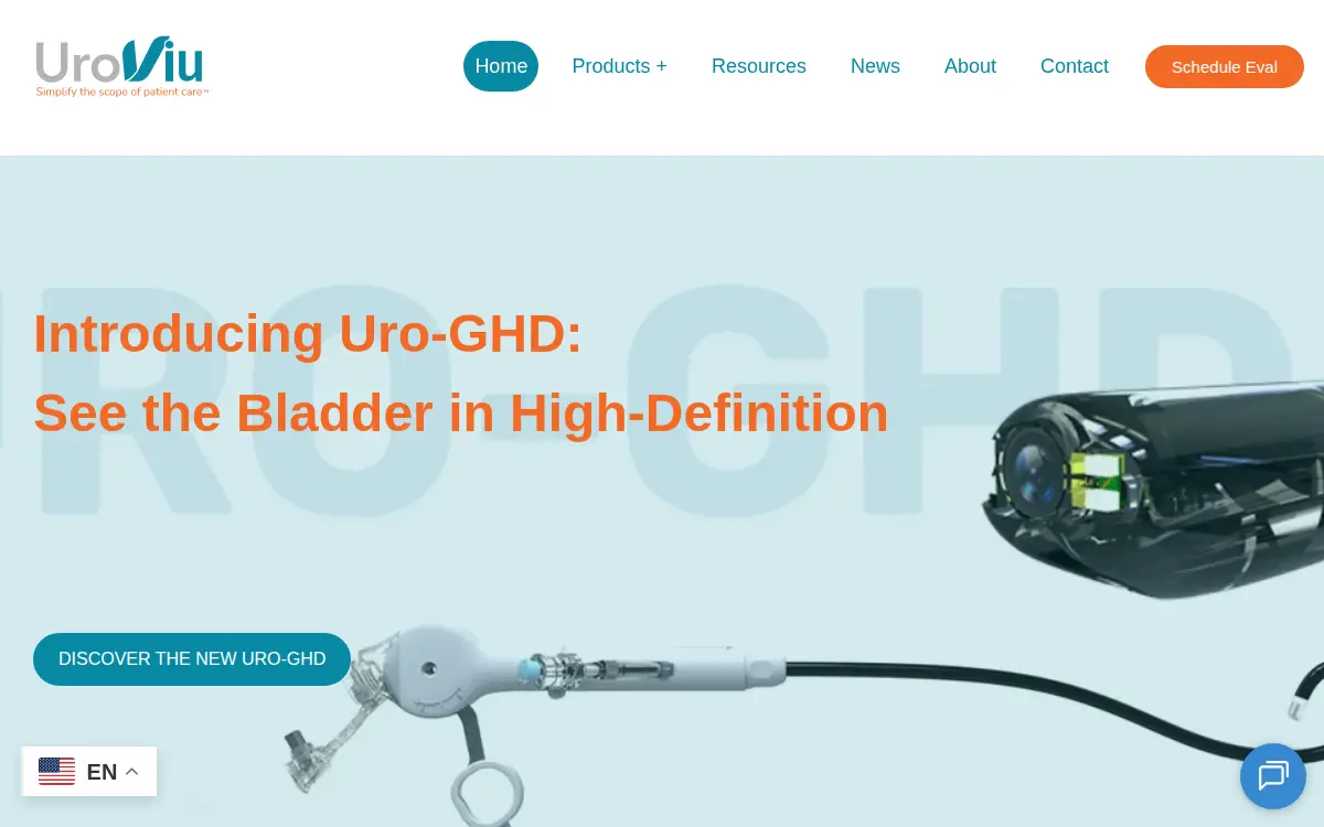 Homepage of Uroviu CORP