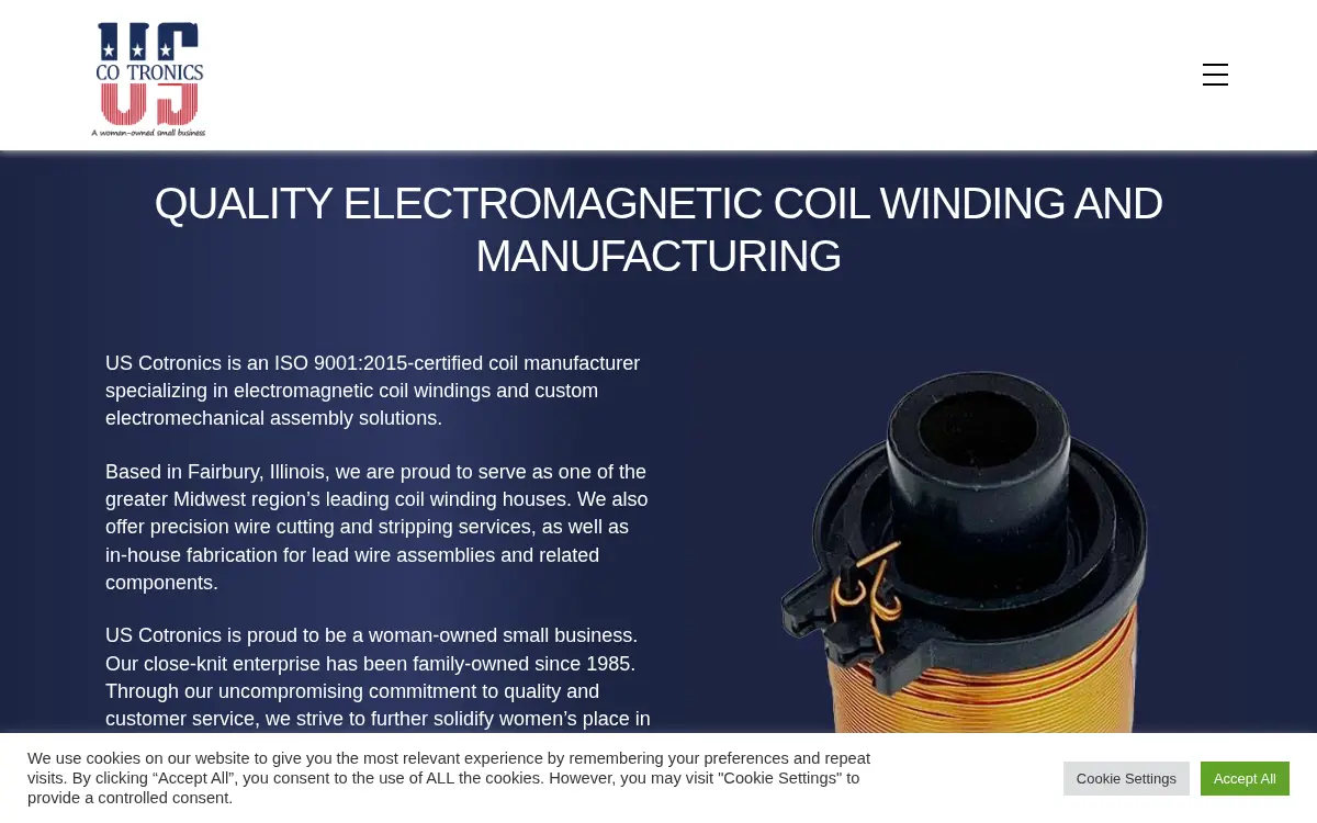 Homepage of U.s. Co-tronics, INC.