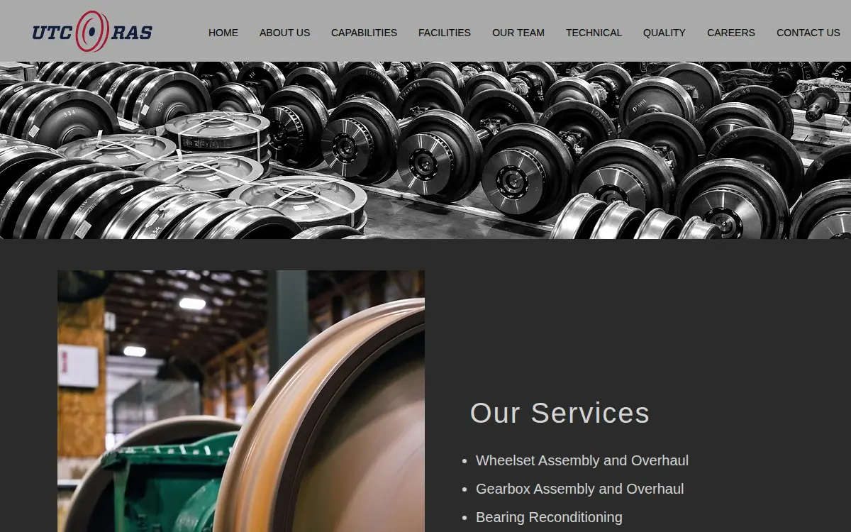 Homepage of Utcras (pa) LLC