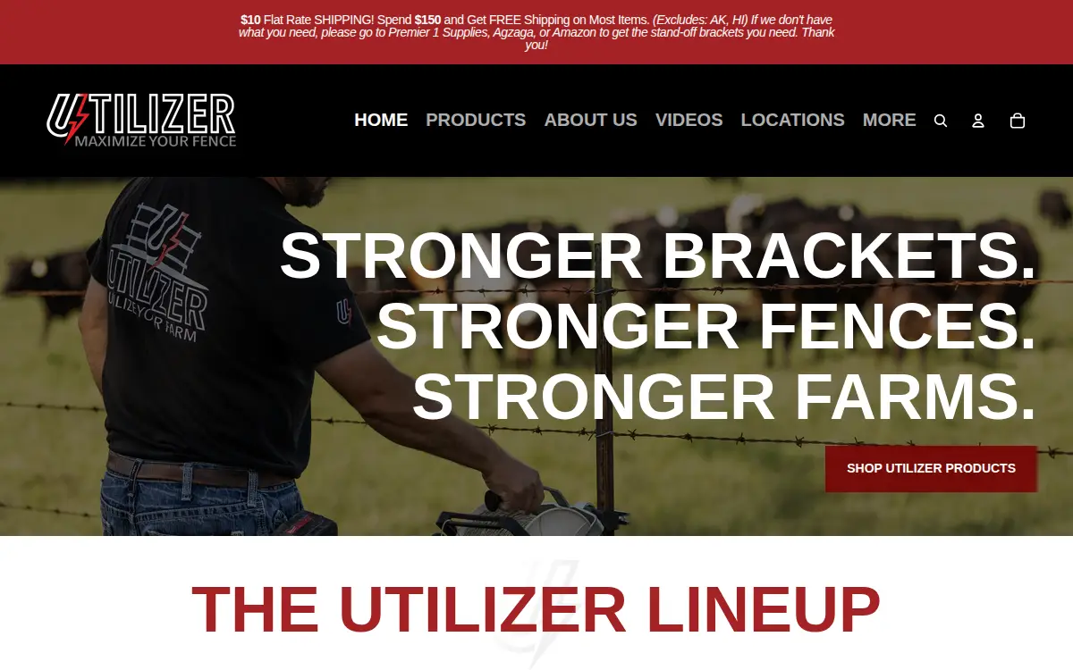 Homepage of Utilizer LLC