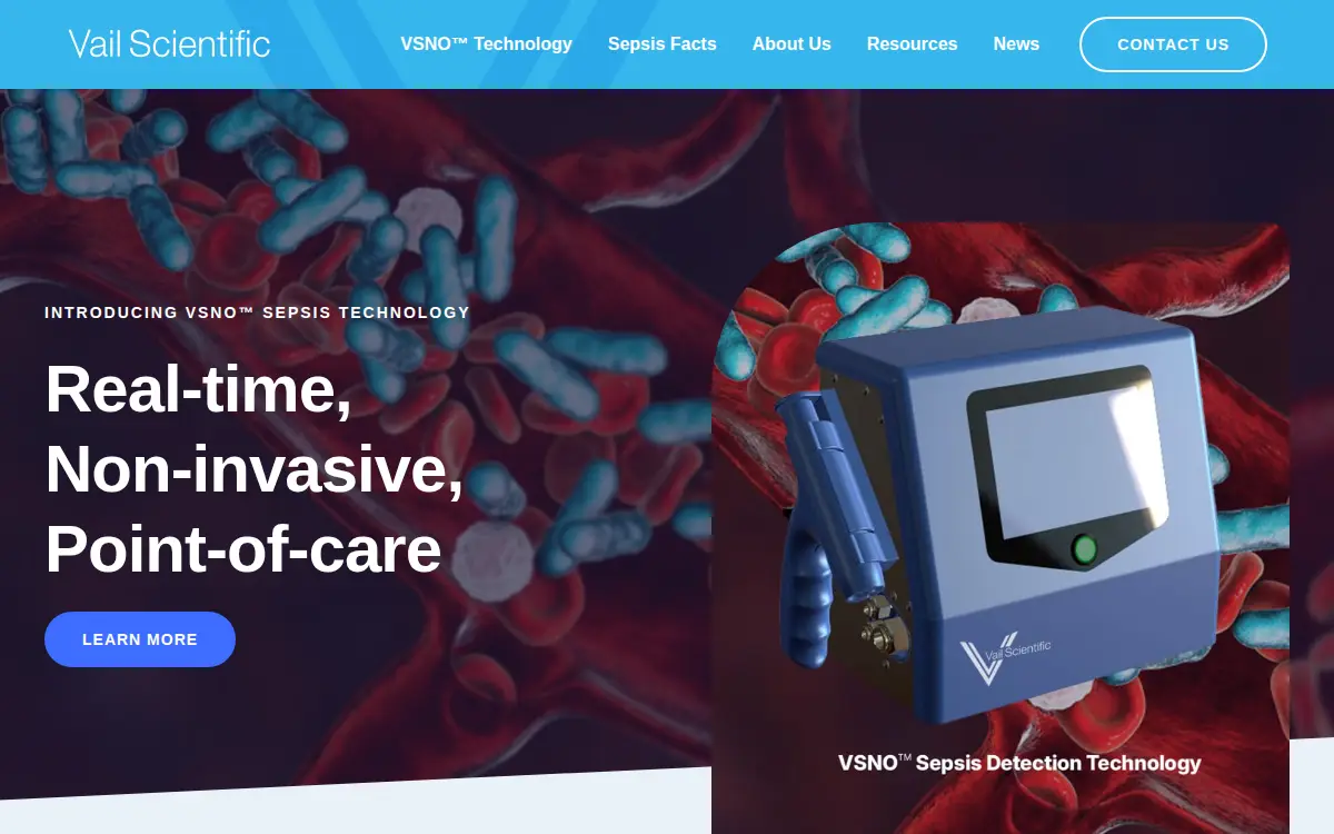 Homepage of Vail Scientific INC.