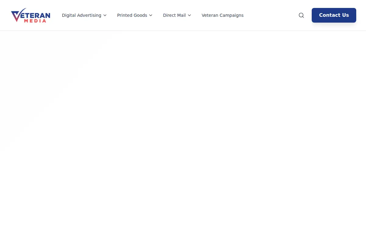 Homepage of Veteran Campaigns L.l.c