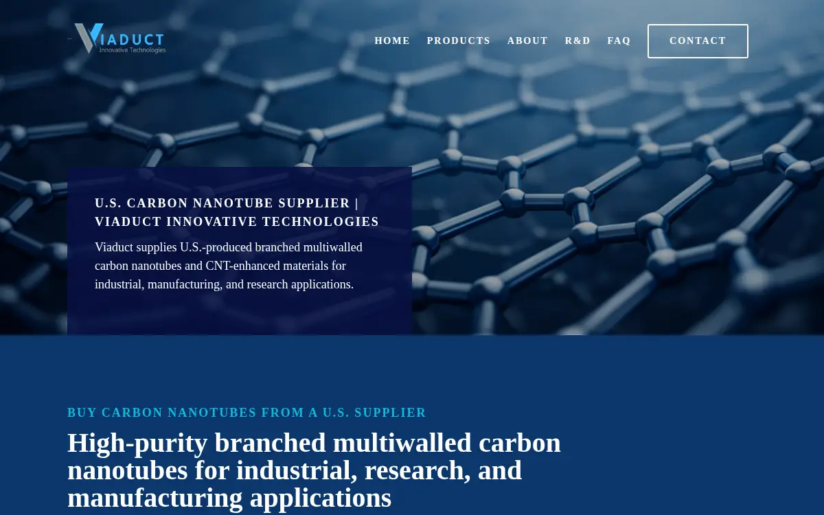 Homepage of Viaduct Innovative Technologies INC