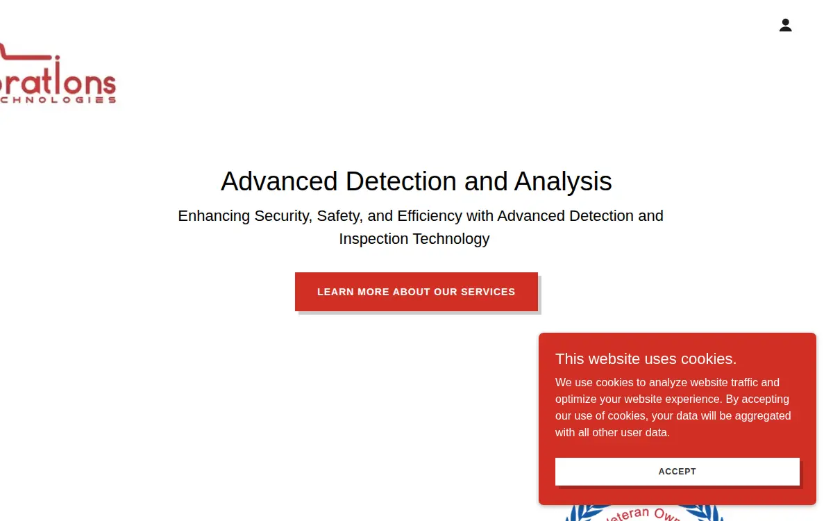 Homepage of Vibrations Technologies LLC