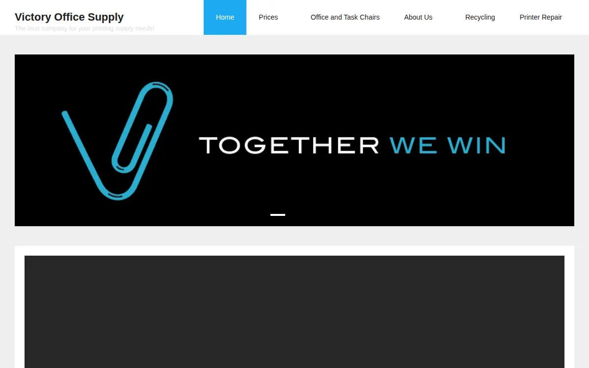 Homepage of Canvas & Cornerstone, LLC