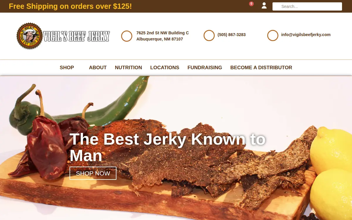 Homepage of Enchantment Snack Brands LLC