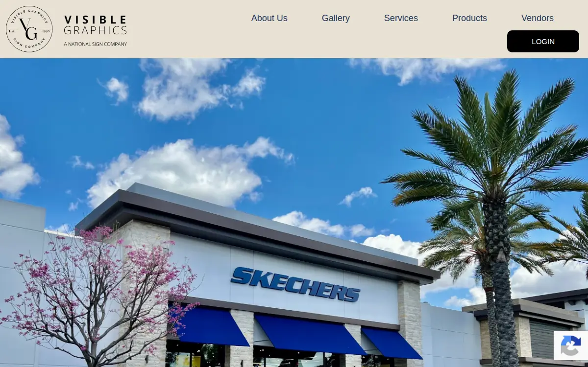 Homepage of Visible Graphics, INC.