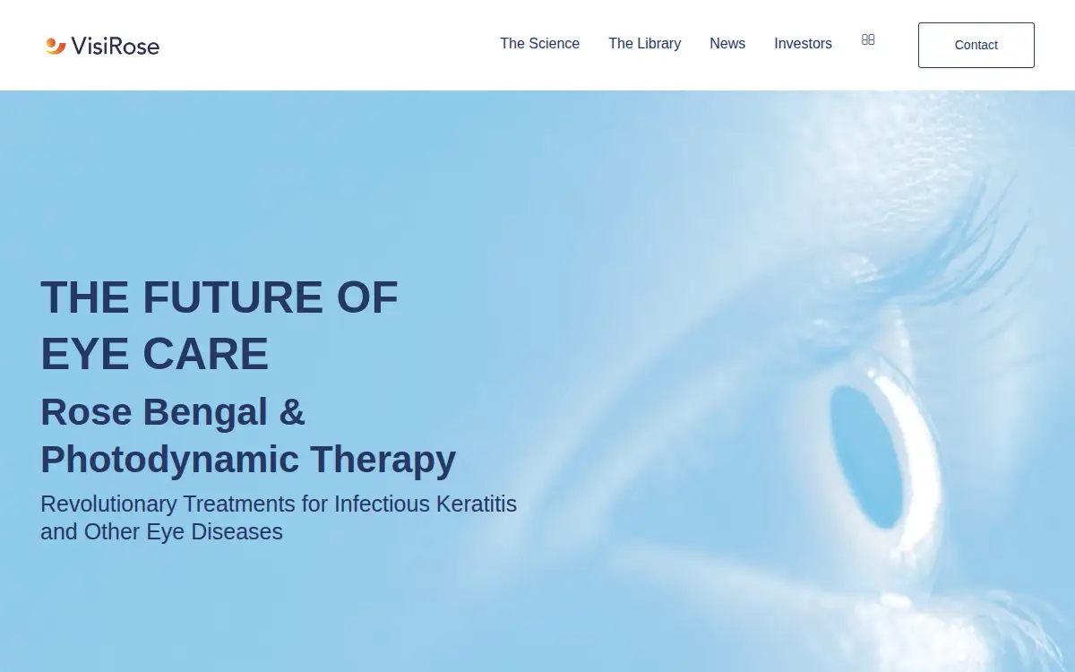 Homepage of Visirose, INC.