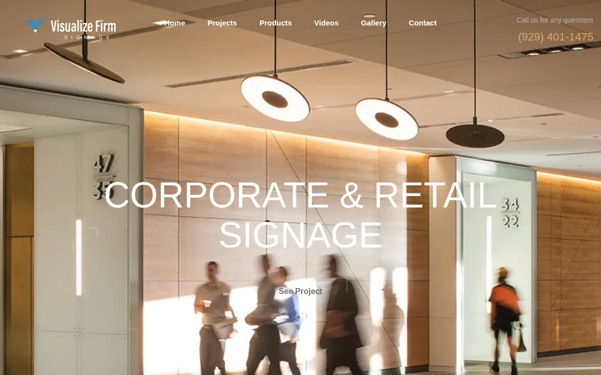 Homepage of Visualize Firm LLC