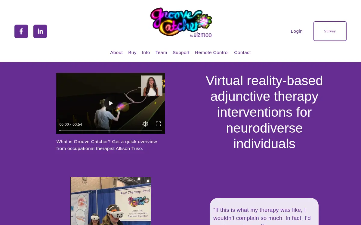 Homepage of Vizmoo LLC