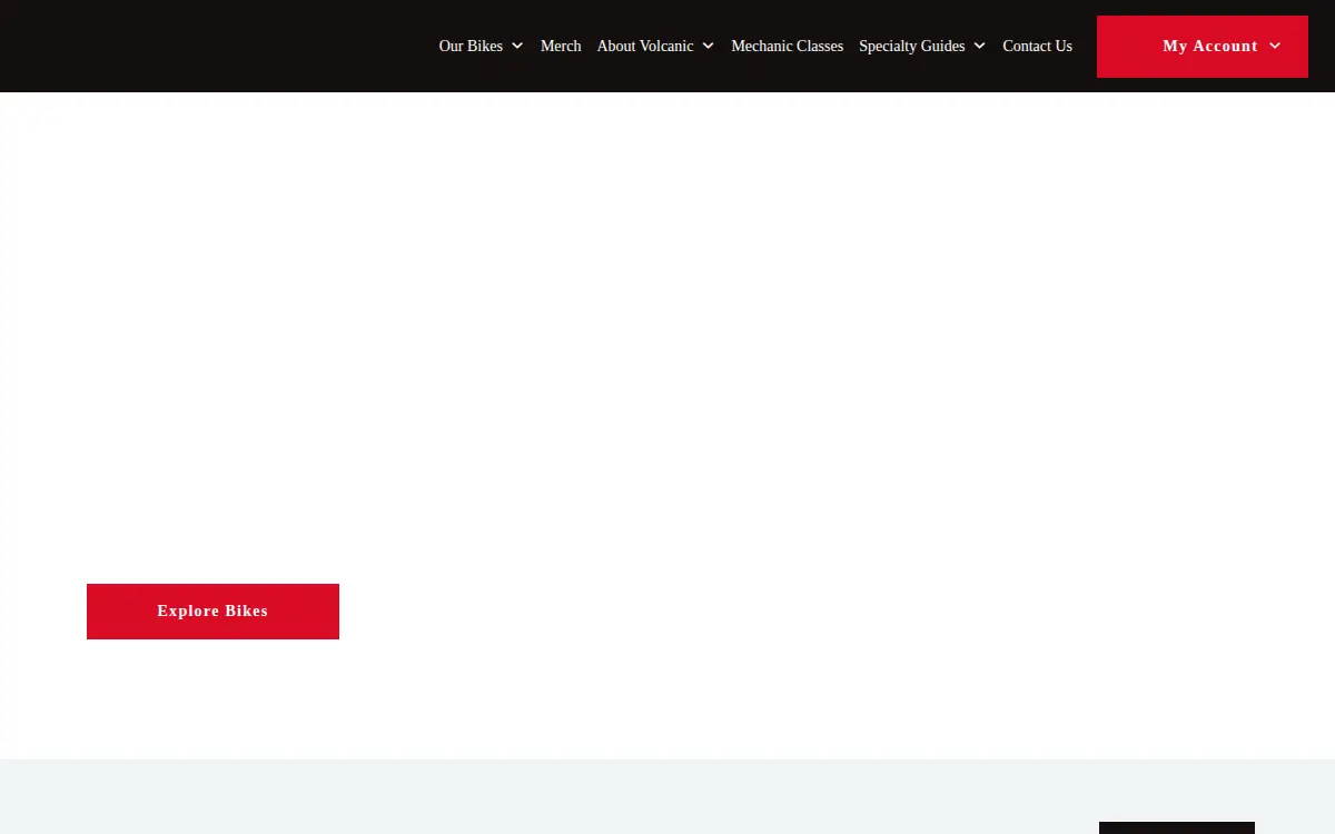 Homepage of Volcanic Partners LLC