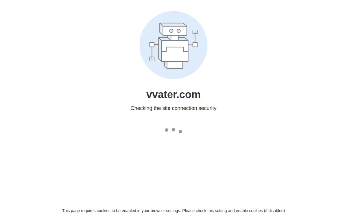 Homepage of Vvater LLC