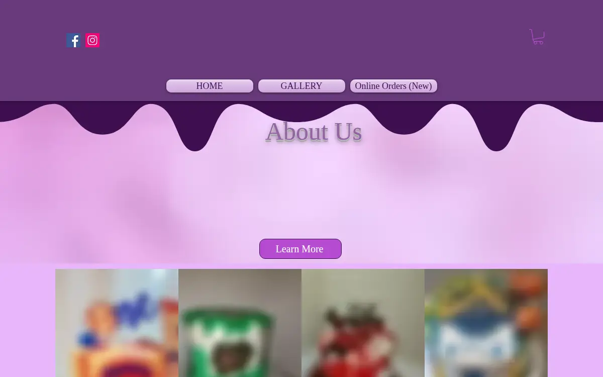 Homepage of Want Some Cake, LLC
