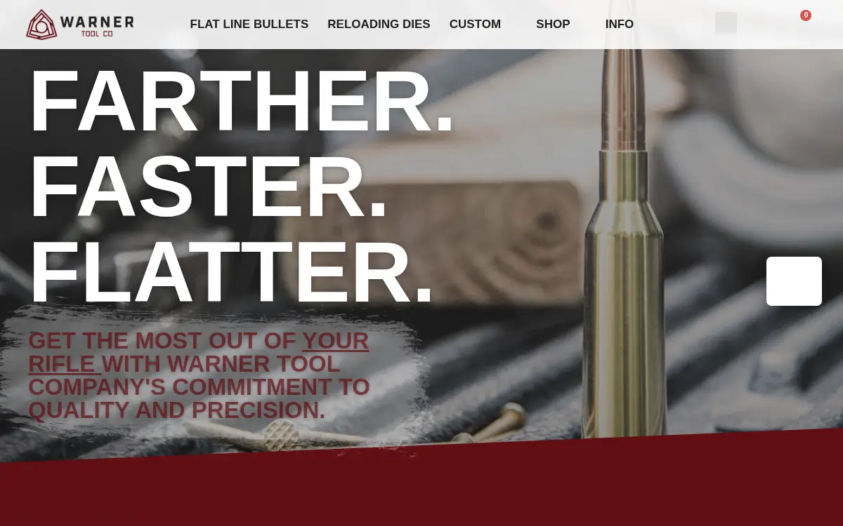 Homepage of Warner Tool Co., INC.