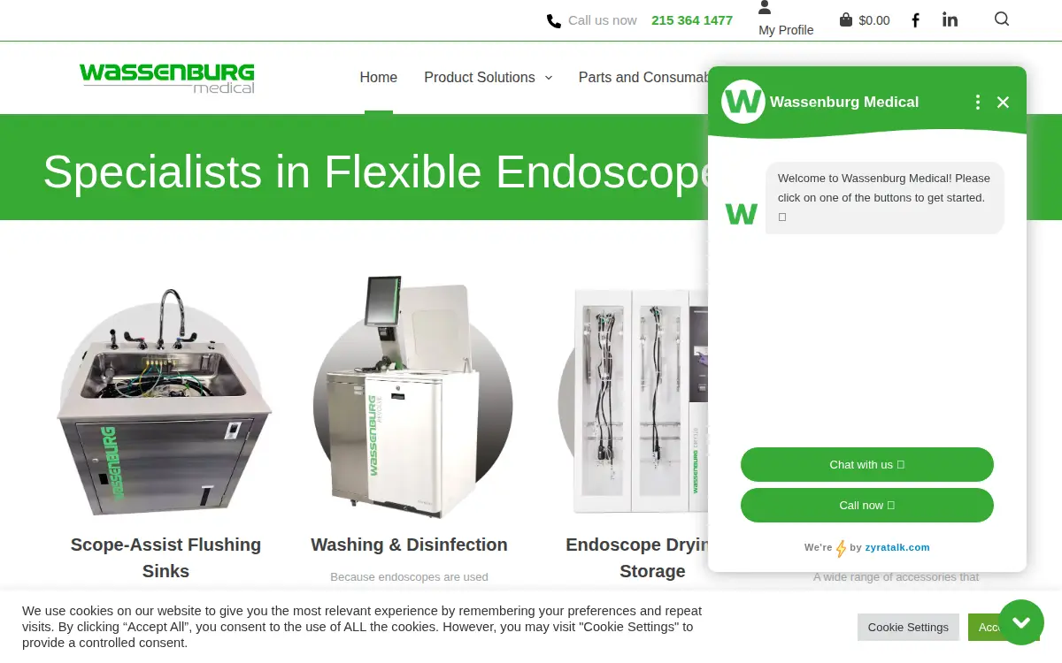 Homepage of Wassenburg Medical