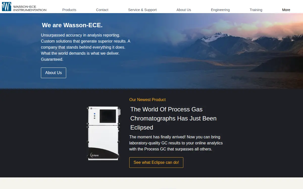 Homepage of Wasson-ece Instrumentation, Incorporated