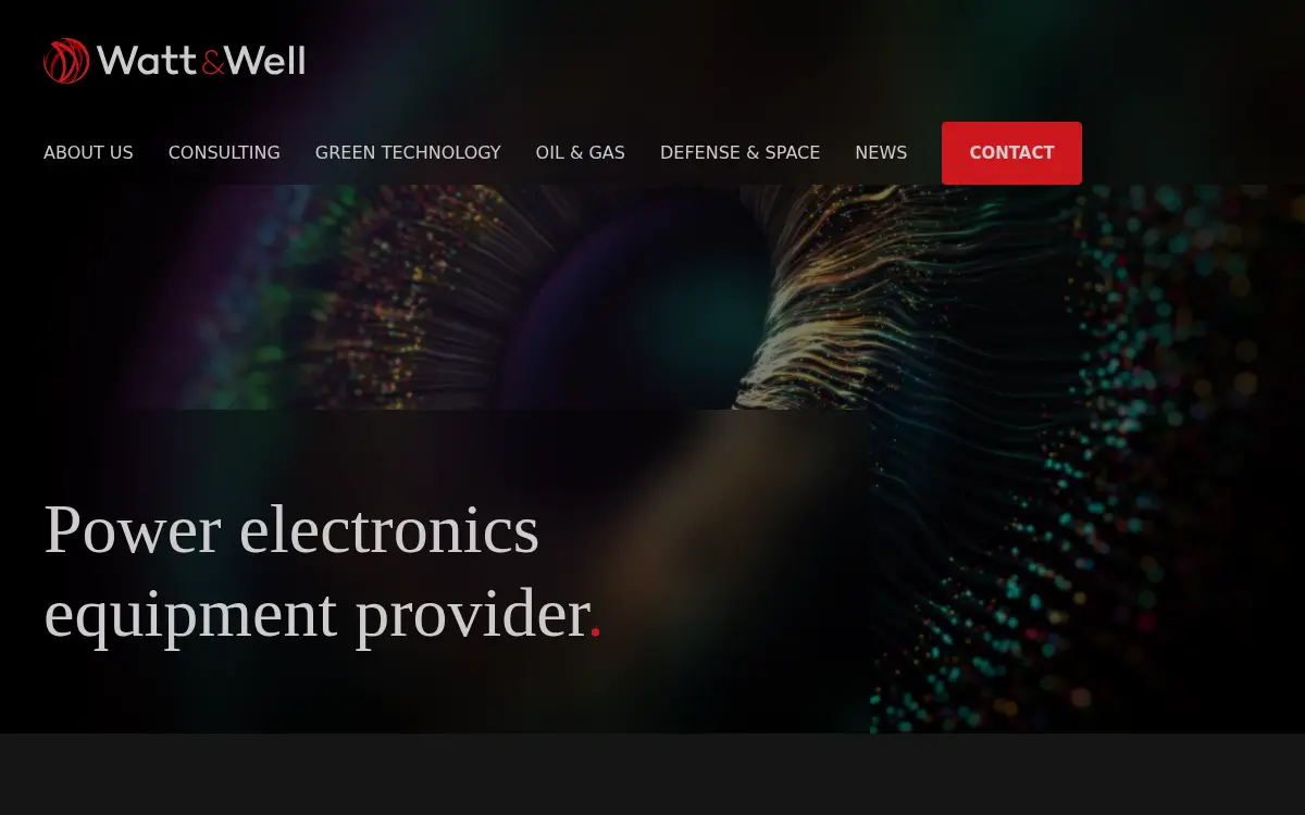 Homepage of Watt & Well Usa, INC