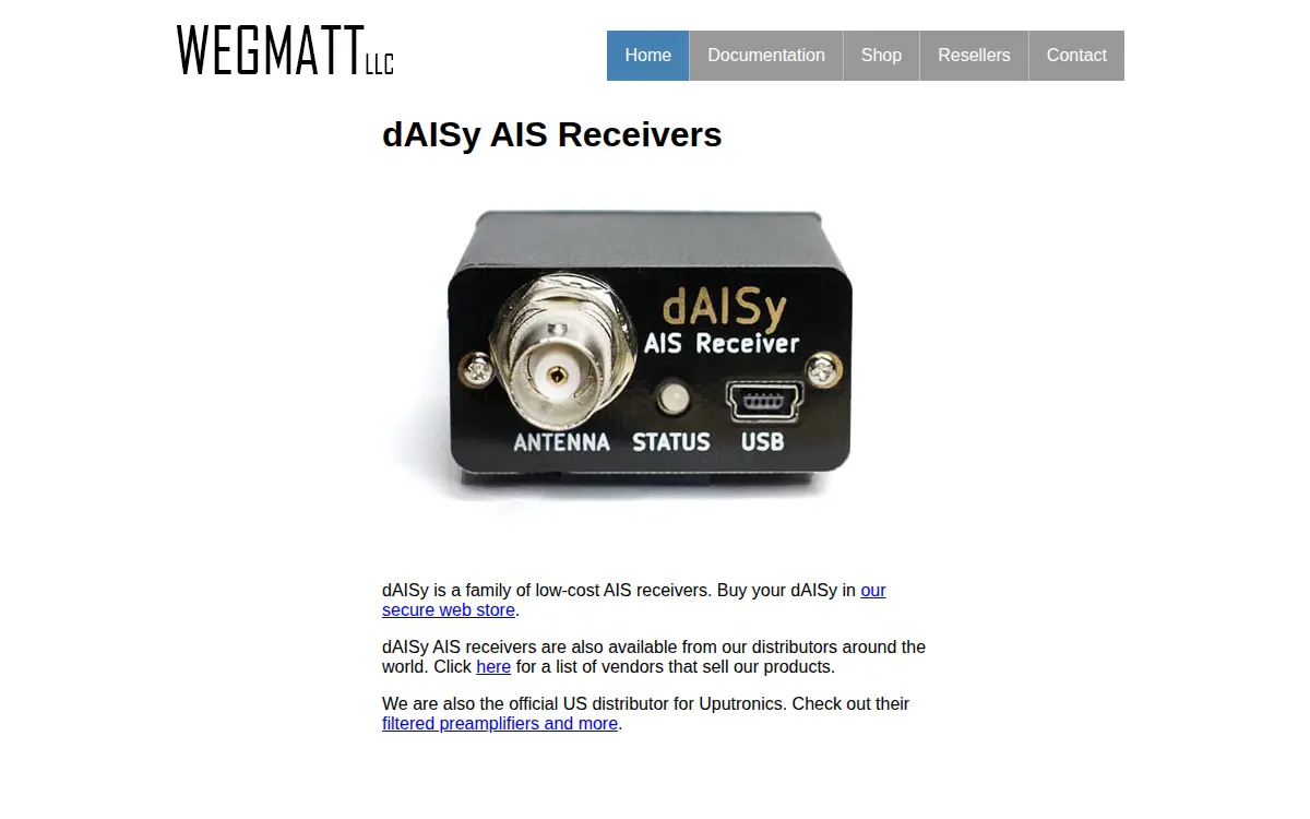 Homepage of Wegmatt LLC