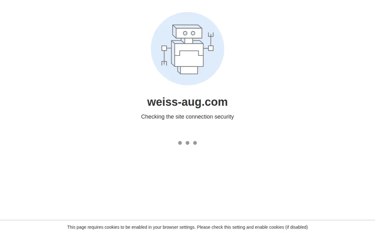 Homepage of Weiss-aug CO INC