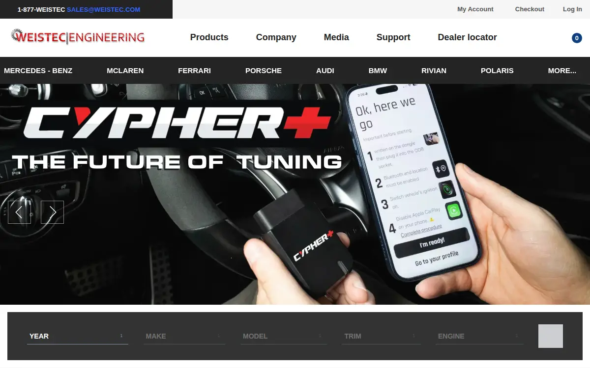 Homepage of Weistec Engineering, INC