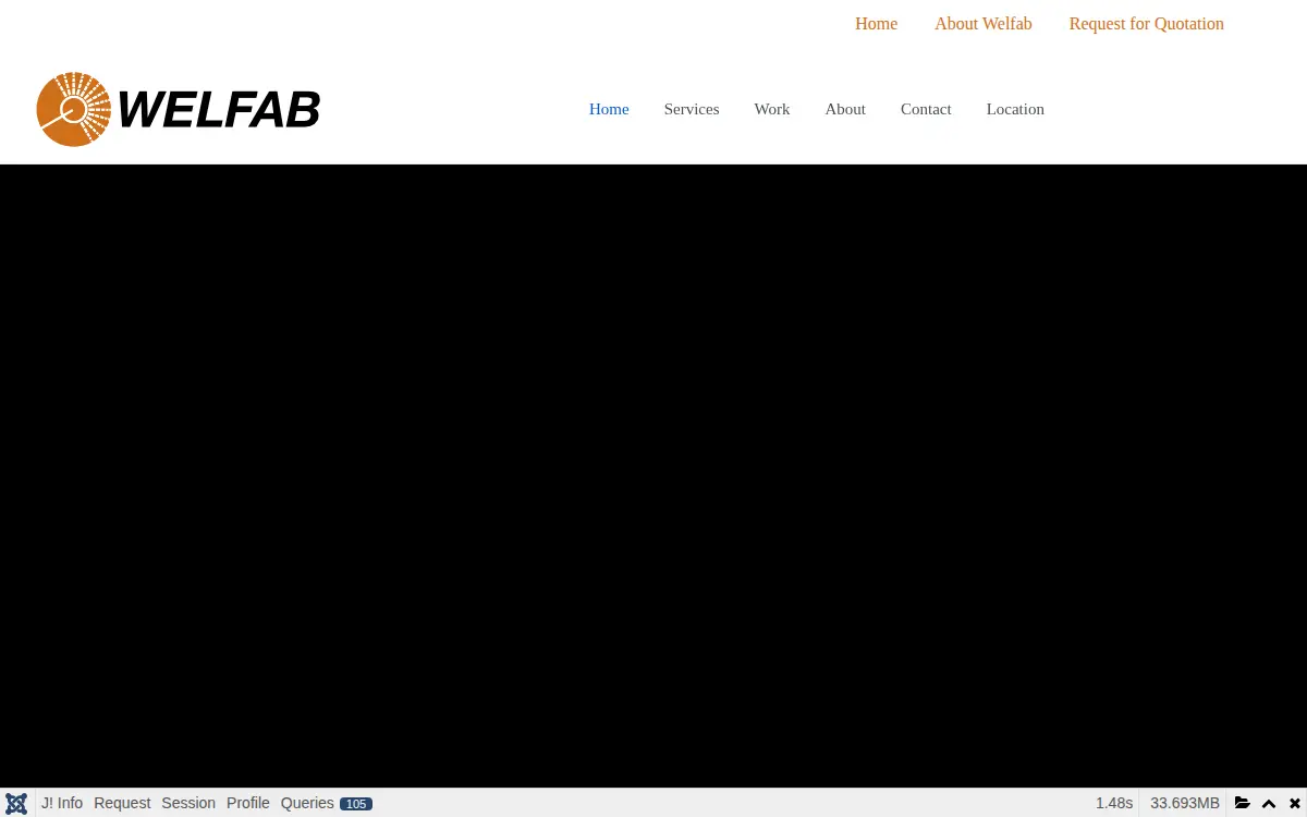 Homepage of Welfab, INC.