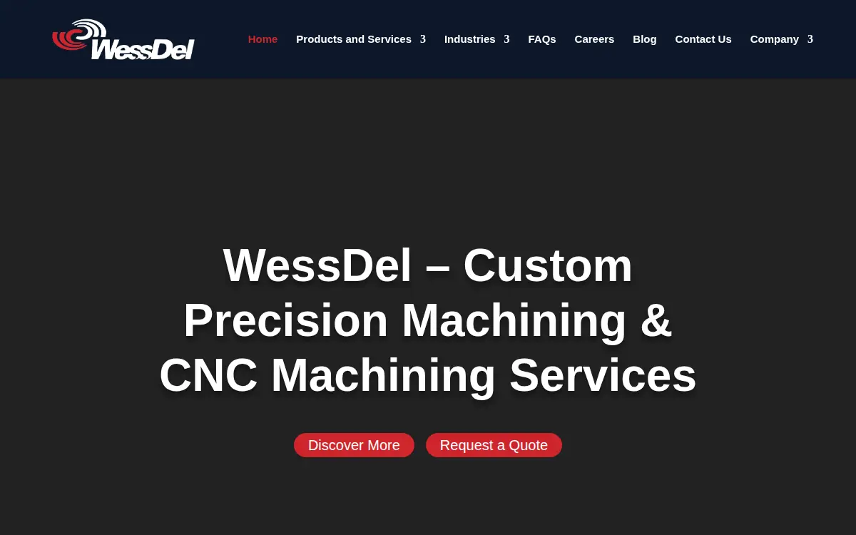 Homepage of Wess-del Incorporated