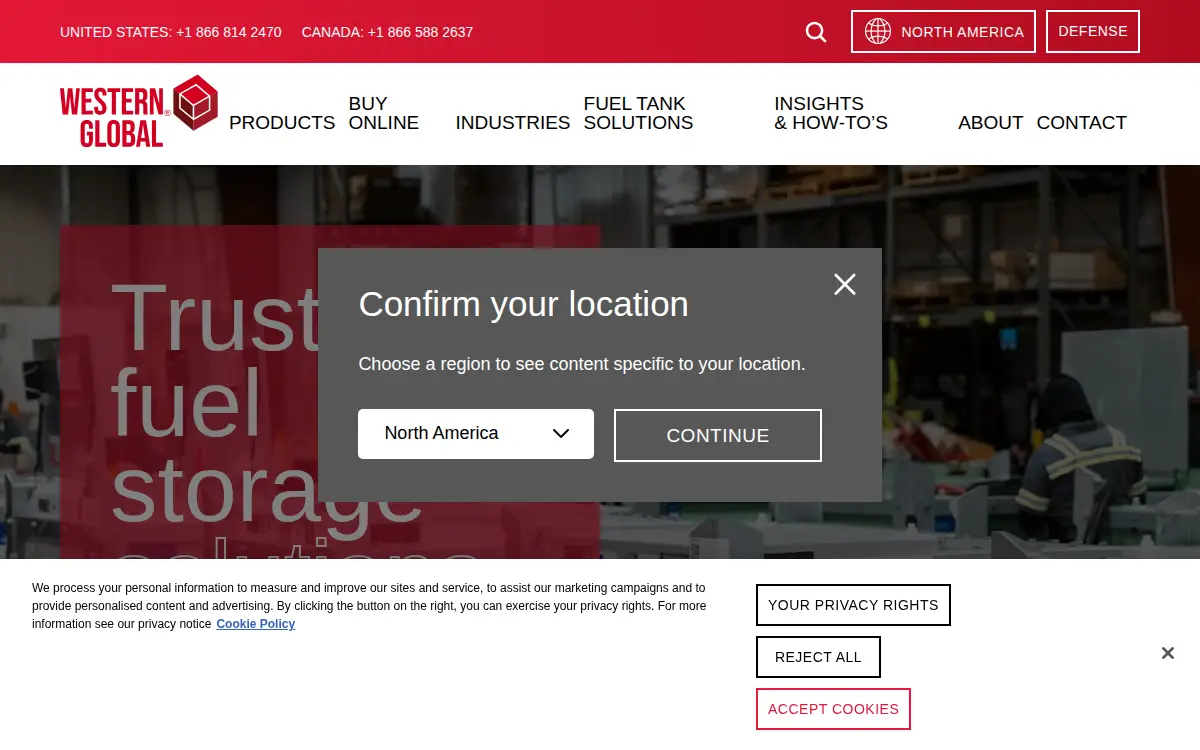 Homepage of Western International INC