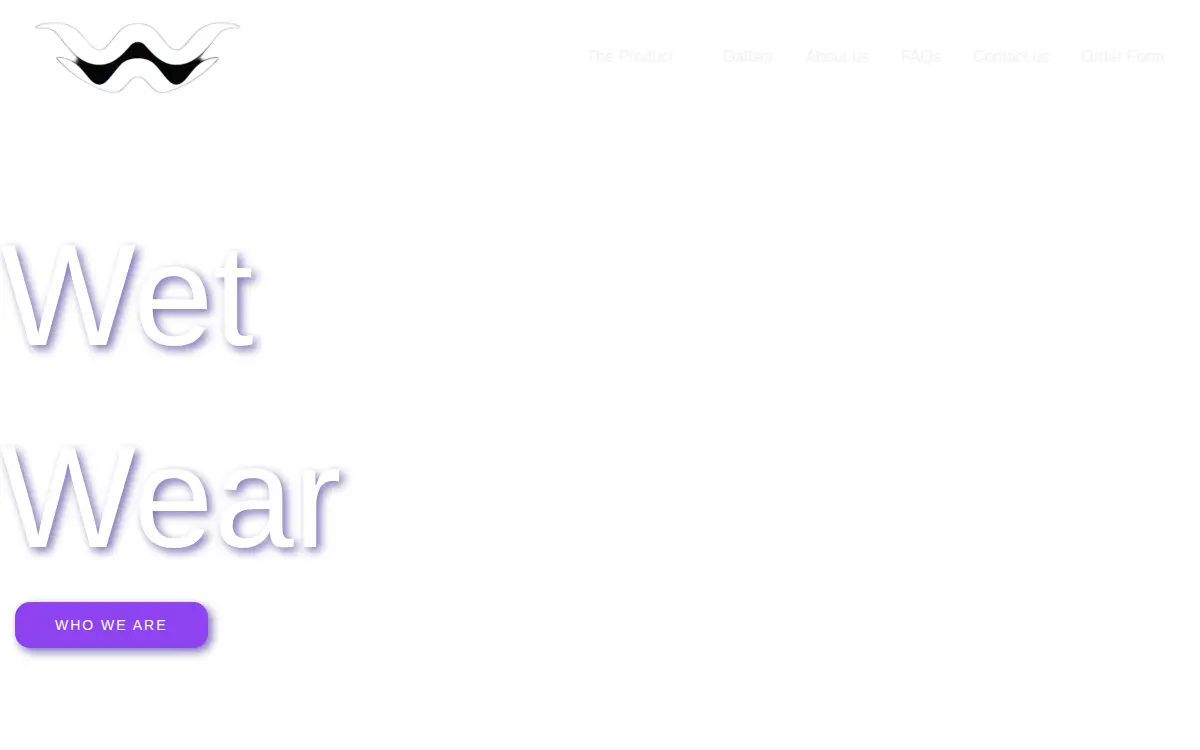Homepage of Wetwear INC