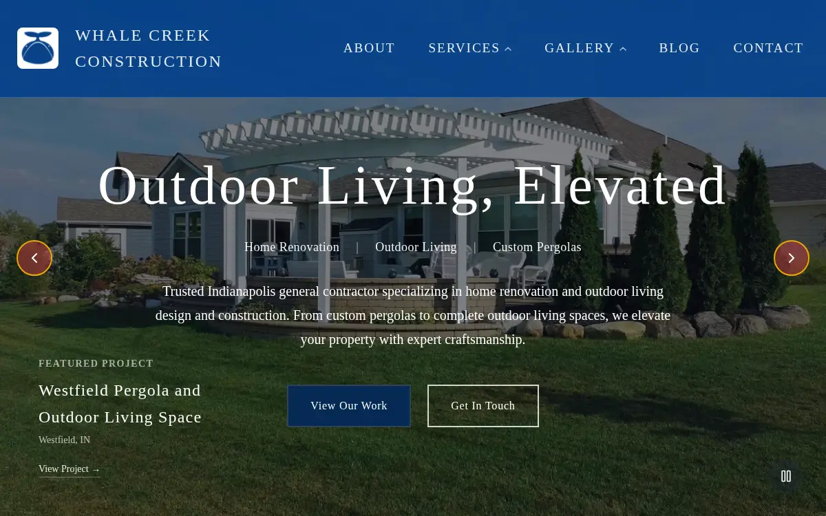 Homepage of Whale Creek CO
