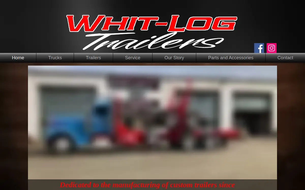 Homepage of Whit-log, INC