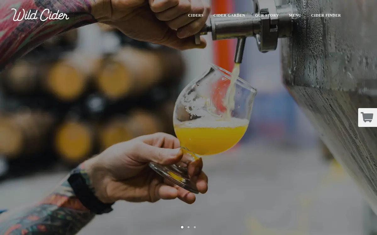 Homepage of Summit Cider & Beverages LLC