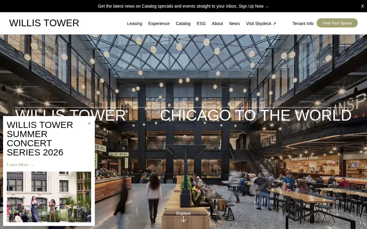 Homepage of Bre 312 Broadcast LLC