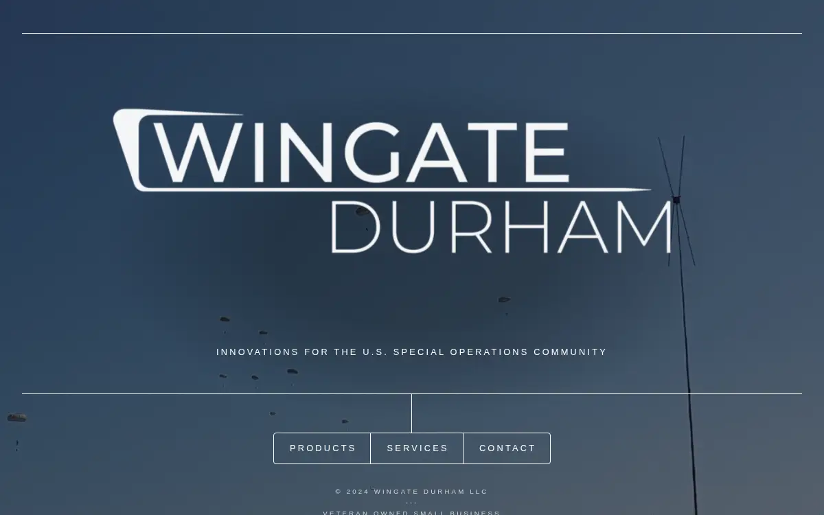 Homepage of Wingate Durham LLC