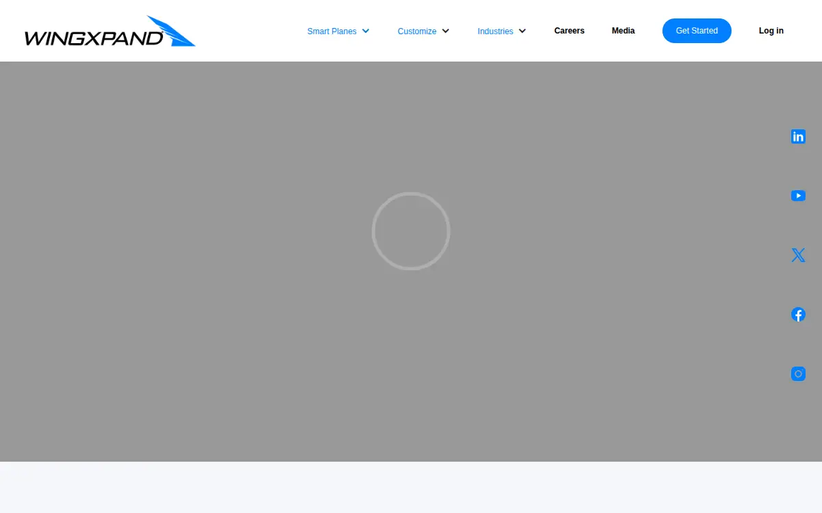 Homepage of Wingxpand INC.